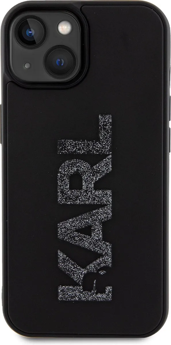 Karl Lagerfeld iPhone 15 Plus Backcase H66601 - Zwart