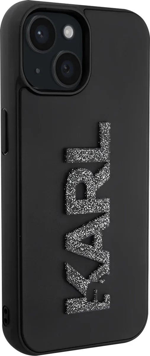 Karl Lagerfeld iPhone 15 Plus Backcase H66601 - Zwart