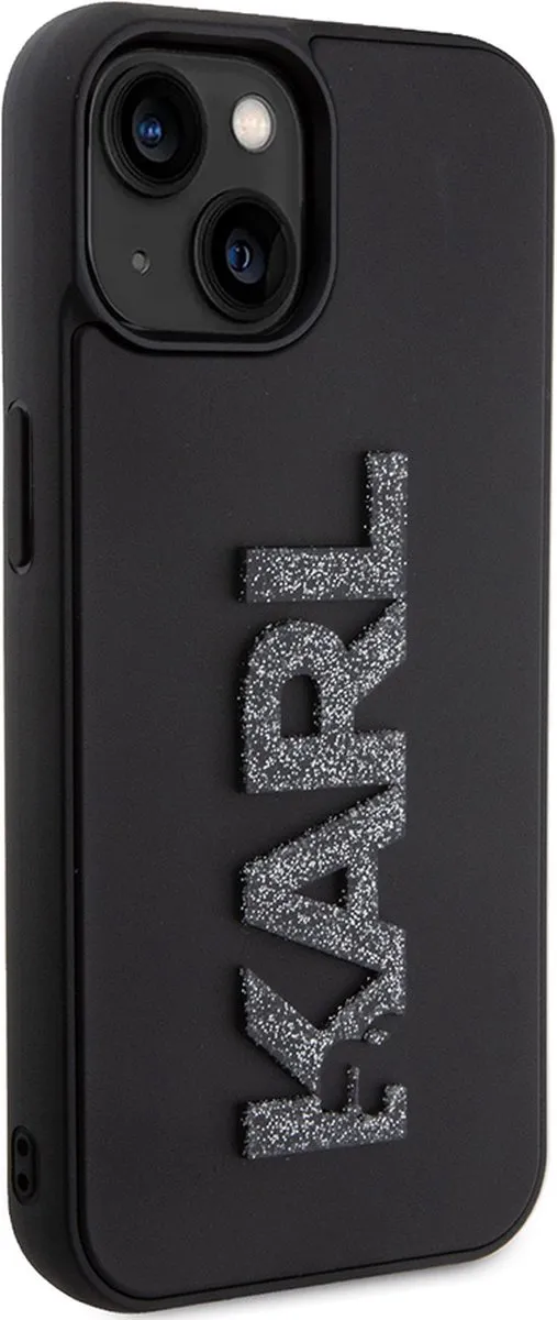 Karl Lagerfeld iPhone 15 Plus Backcase H66601 - Zwart