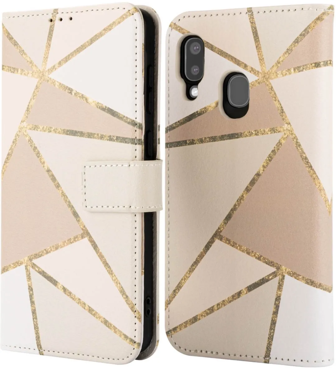 Imoshion Hoesje Samsung Galaxy A20e Beige Graphic