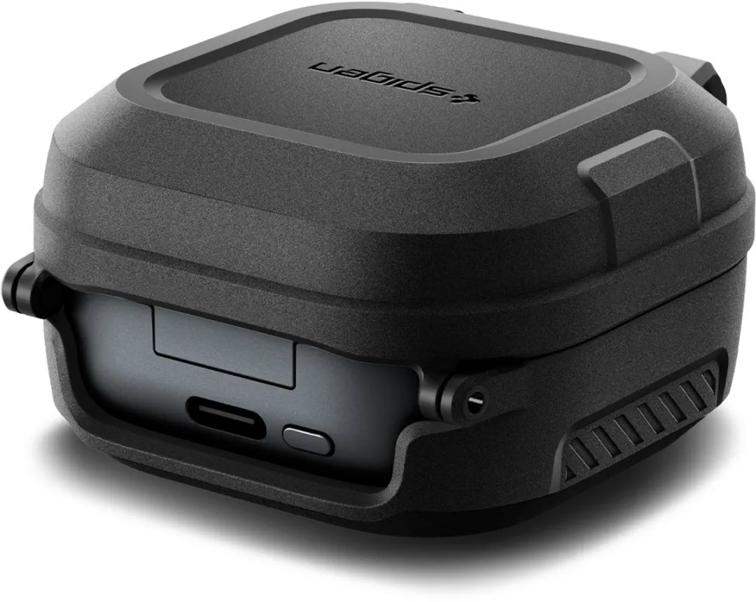 Spigen Lock Fit Matzwart Hoesje - Samsung Galaxy Buds 4 Pro/4 - 1 Stuks
