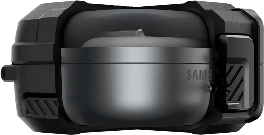 Spigen Lock Fit Matzwart Hoesje - Samsung Galaxy Buds 4 Pro/4 - 1 Stuks