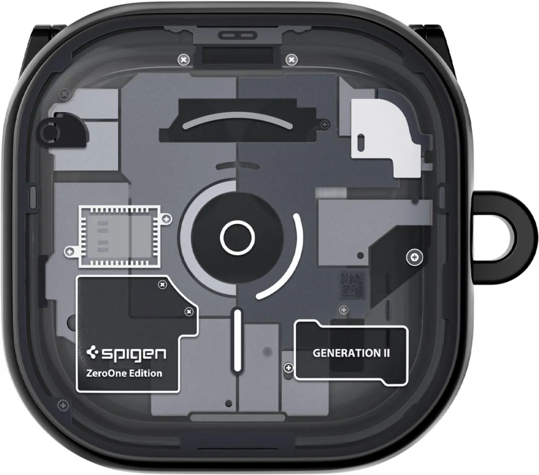 Spigen Ultra Hybrid Zero One - Samsung Galaxy Buds 4 Pro/4 - Transparent - afbeelding 6 van 6