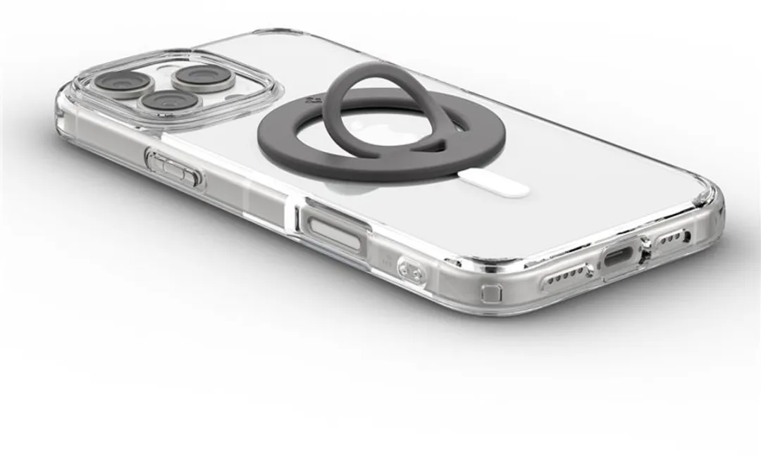 Spigen Dual Pop MagSafe Telefoonhouder - Marmergrijs