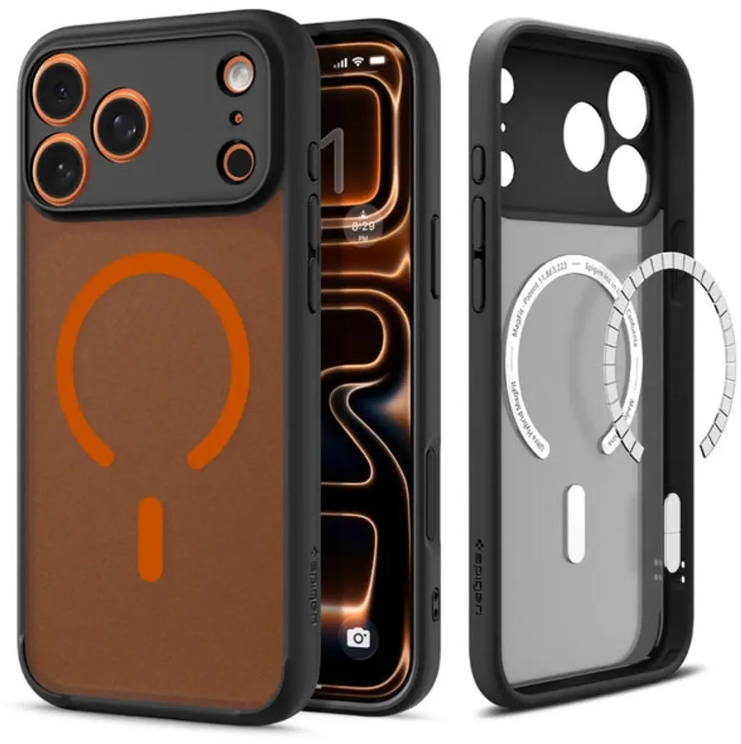 Spigen Ultra Hybrid MagSafe iPhone 17 Pro Hoesje - Transparent