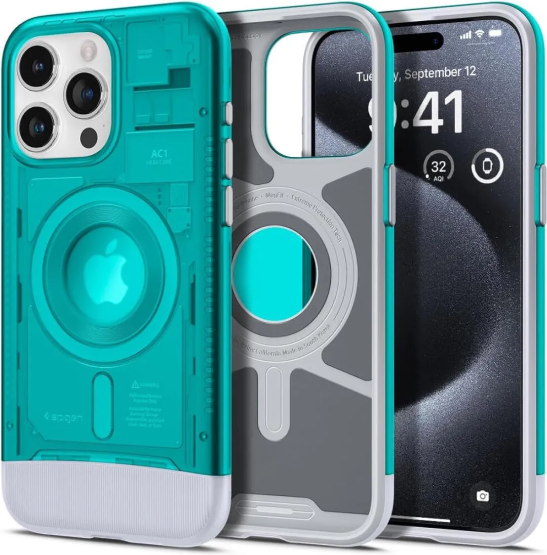 Spigen Classic C1 MagFit Hoesje iPhone 15 Pro
