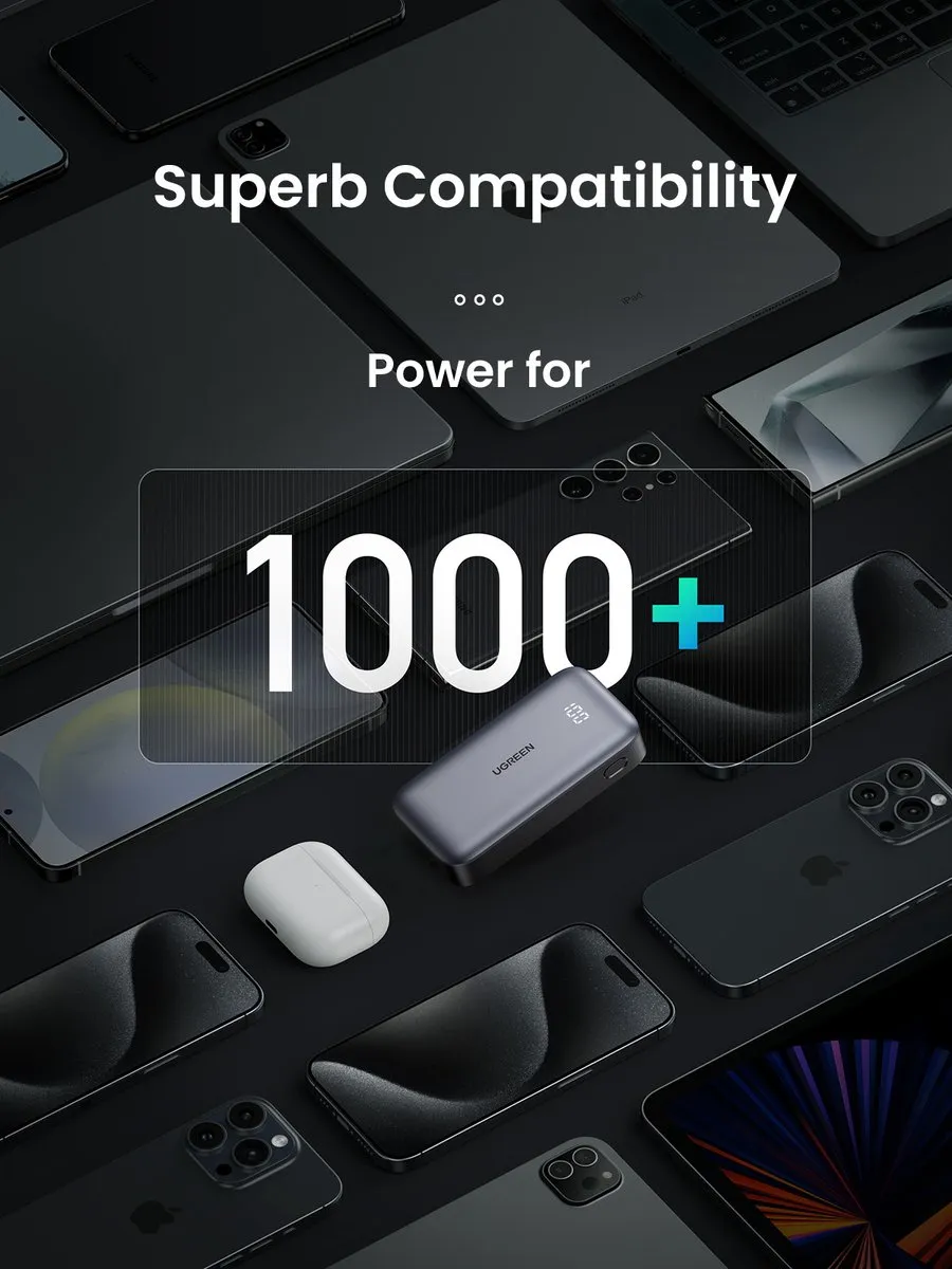 Ugreen Nexode PB502 Powerbank 10000mAh - 30W USB-C PD - Transparent