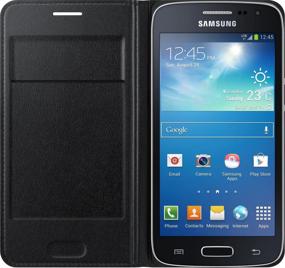 Samsung Flip Wallet EF-WG386BBEGEU - Zwart - afbeelding 6 van 6