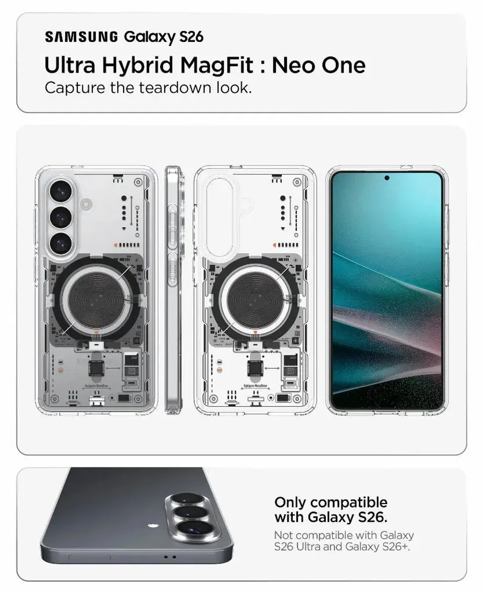 Spigen Neo One Magfit ACS11218 Hoes - Transparant