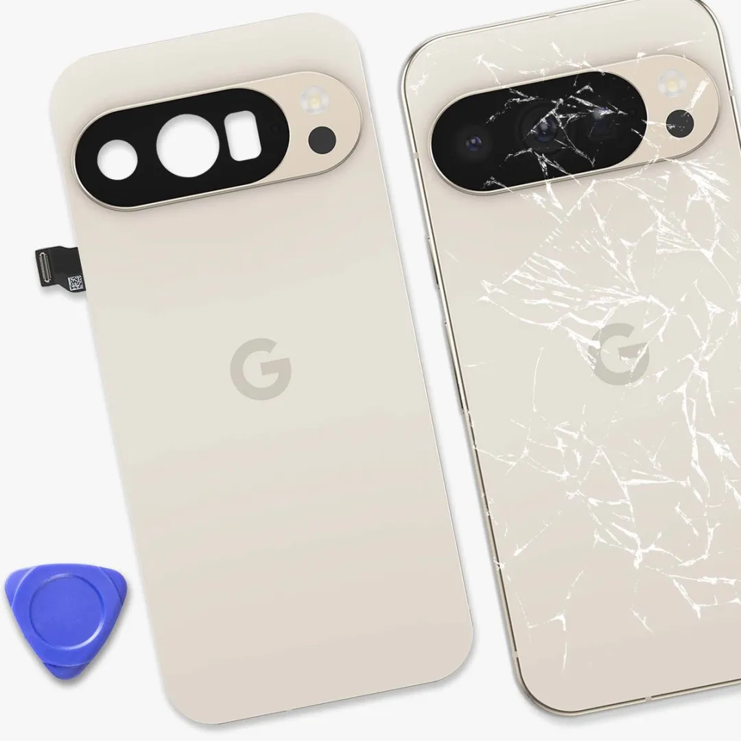 Google Pixel 10 Pro G949-01420-00 Batterijklep - Wit