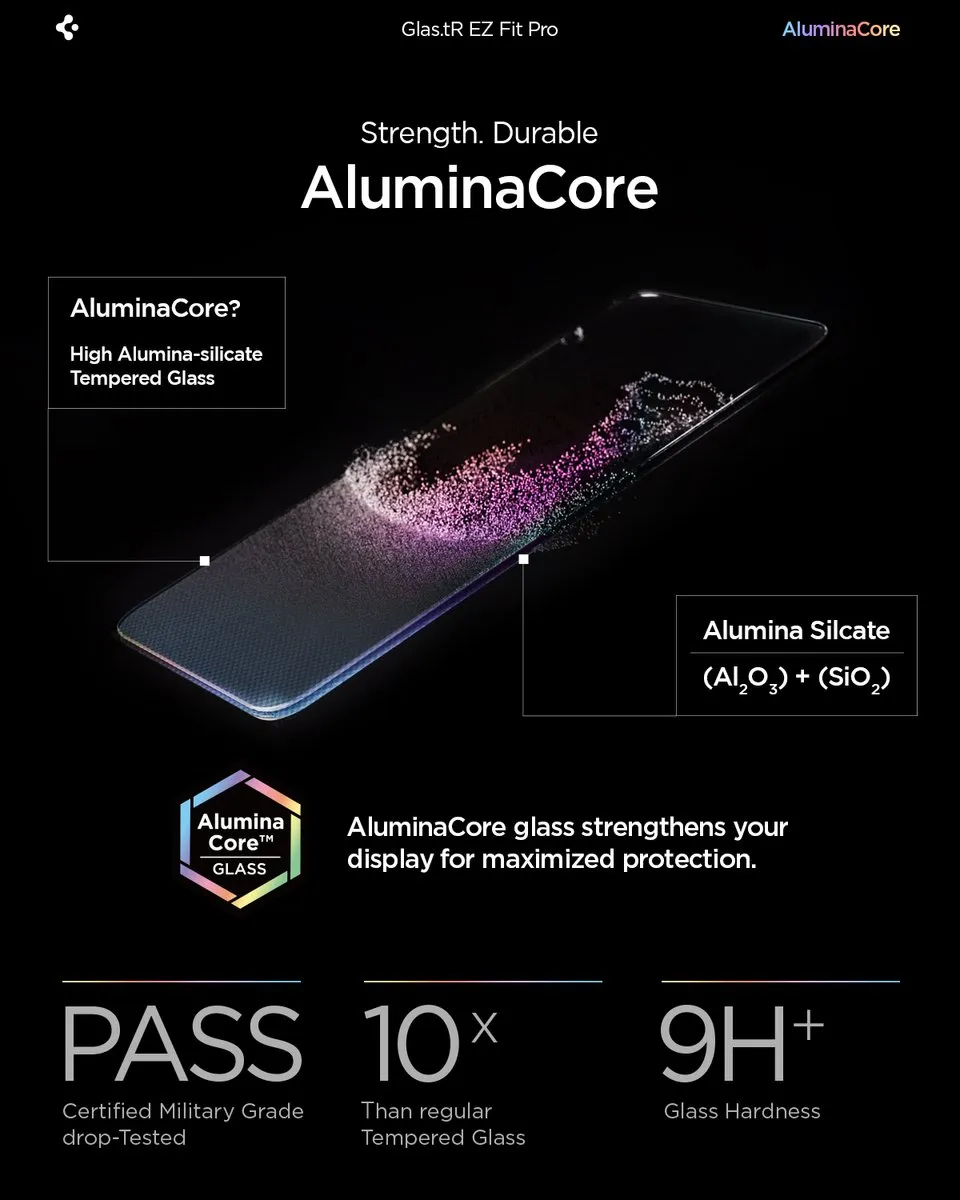 Spigen Glass TR EZ Fit Pro 2-Pack - Transparant - afbeelding 6 van 6