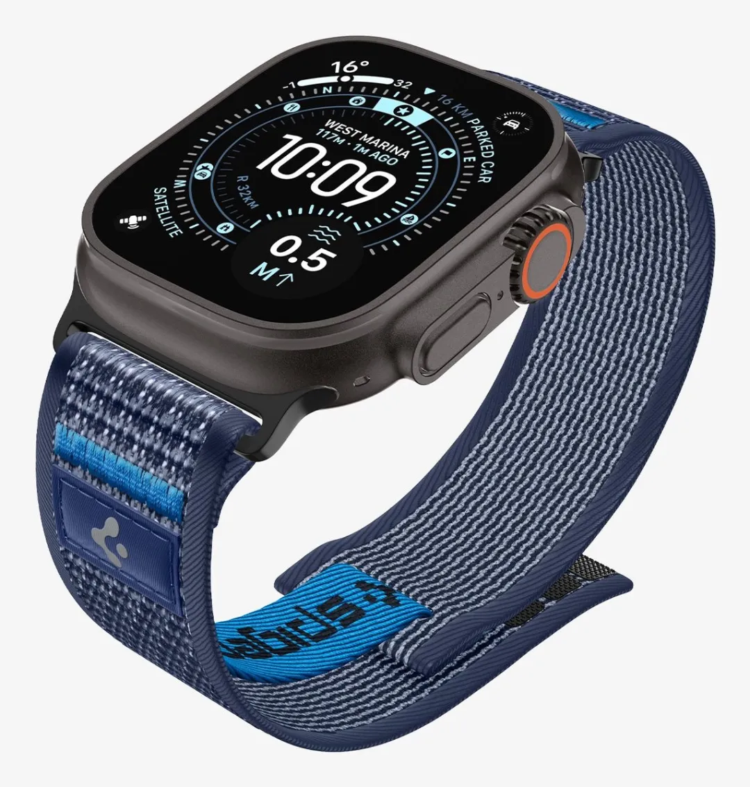 Spigen Athlex Air 2 Active Band - Marineblauw - Apple Watch