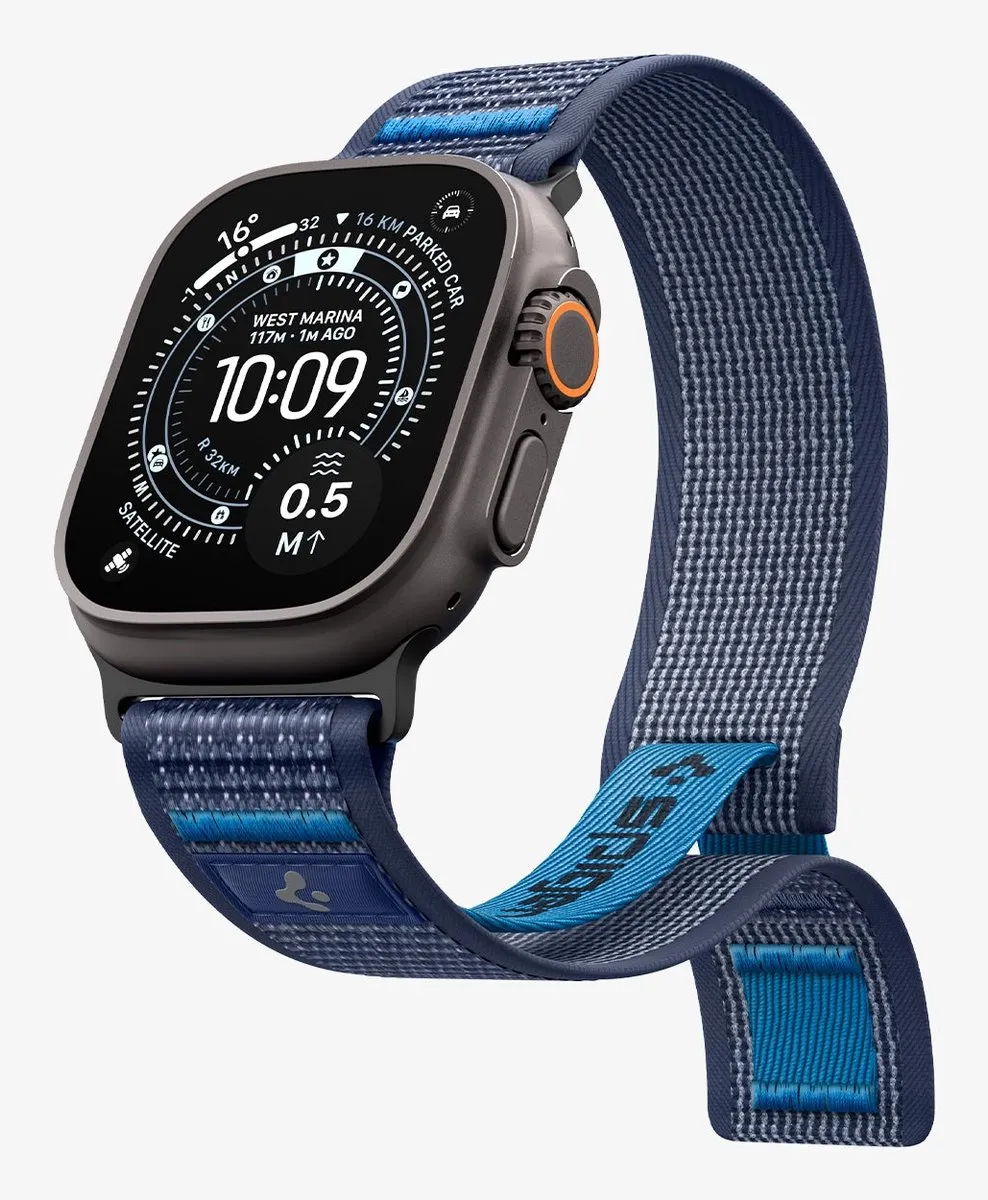 Spigen Athlex Air 2 Active Band - Marineblauw - Apple Watch - afbeelding 6 van 6