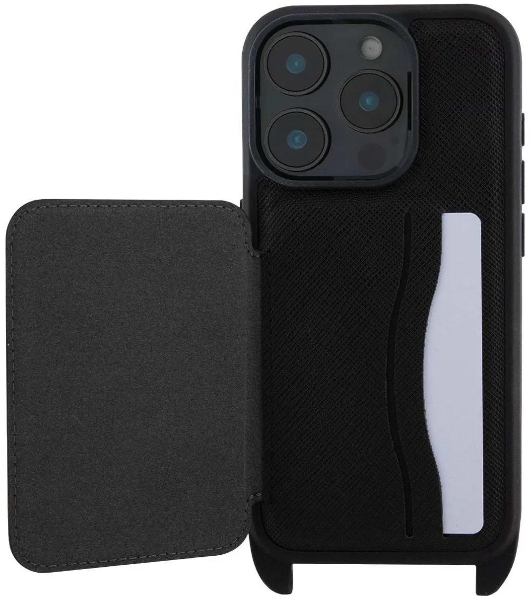 Karl Lagerfeld Hoesje iPhone 16 Pro KLHCP16LCSAKCPMK - Zwart