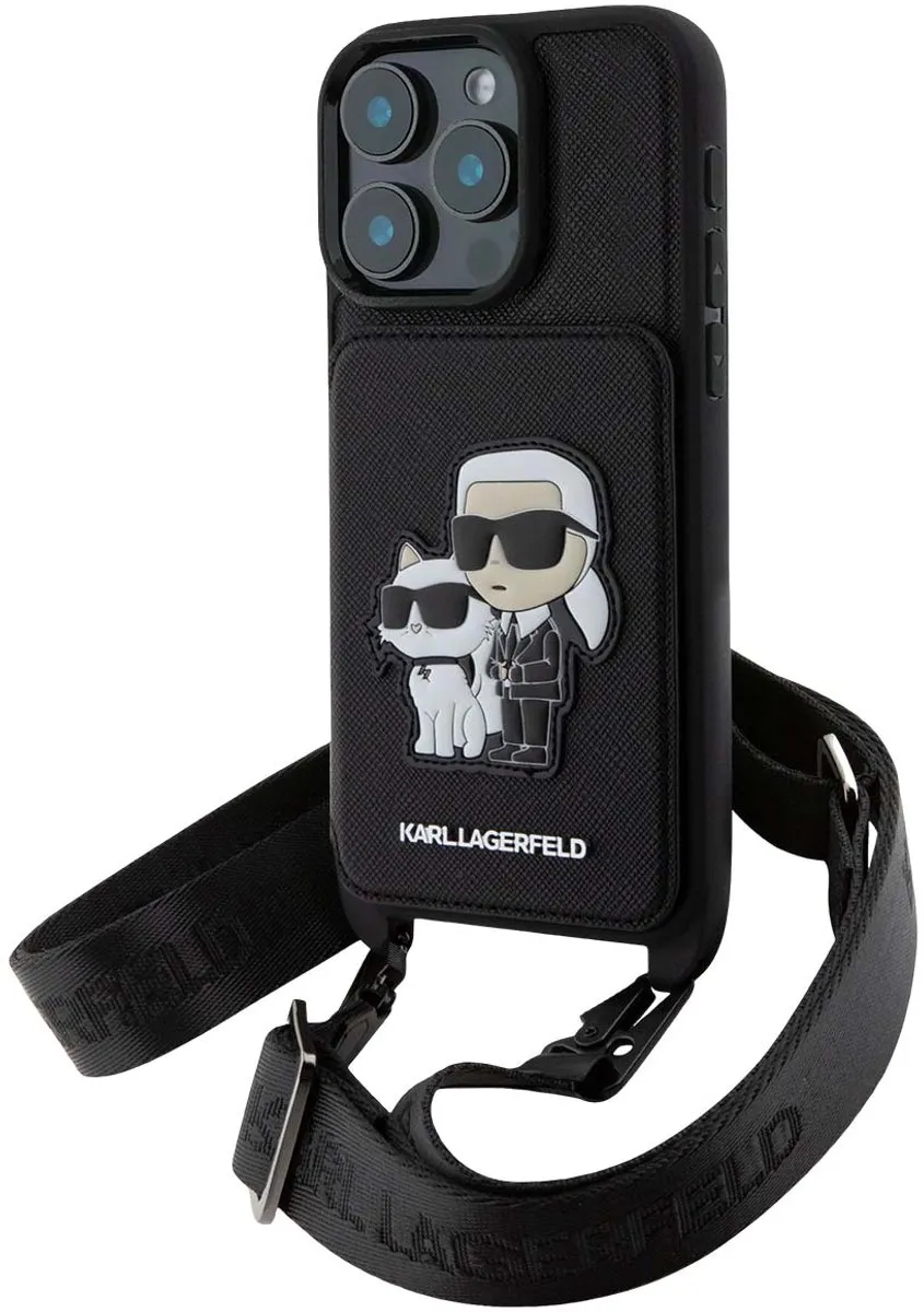 Karl Lagerfeld Hoesje iPhone 16 Pro KLHCP16LCSAKCPMK