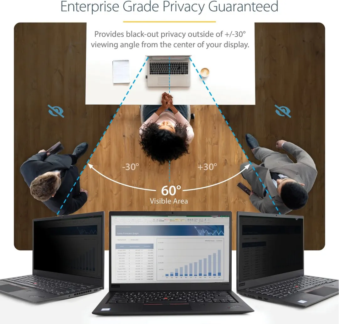 Startech 173L-Privacy-Screen Monitorfilter - Overig