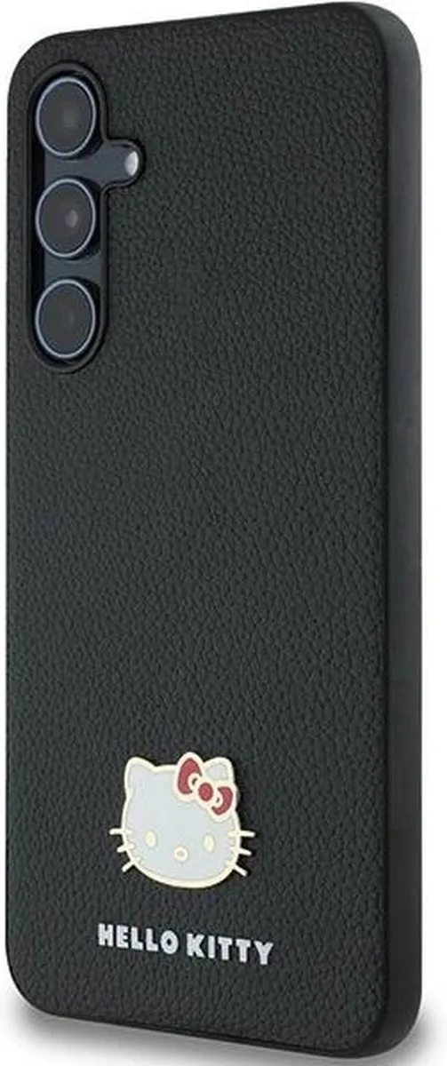 Hello Kitty Metalen Logo Hoes Samsung Galaxy A55 - Zwart - afbeelding 6 van 6