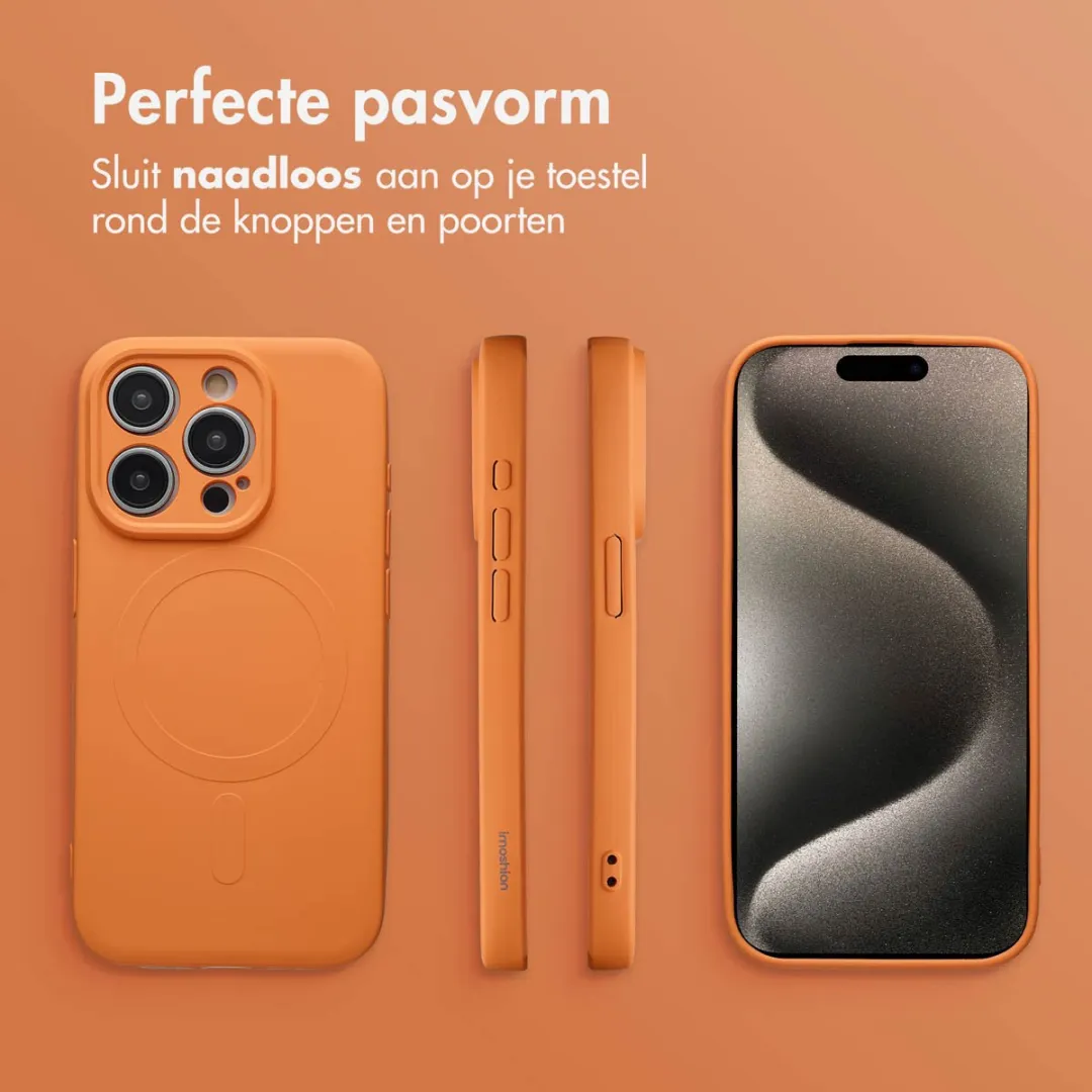 Imoshion Hoesje iPhone 15 Pro MagSafe - Oranje - afbeelding 6 van 6