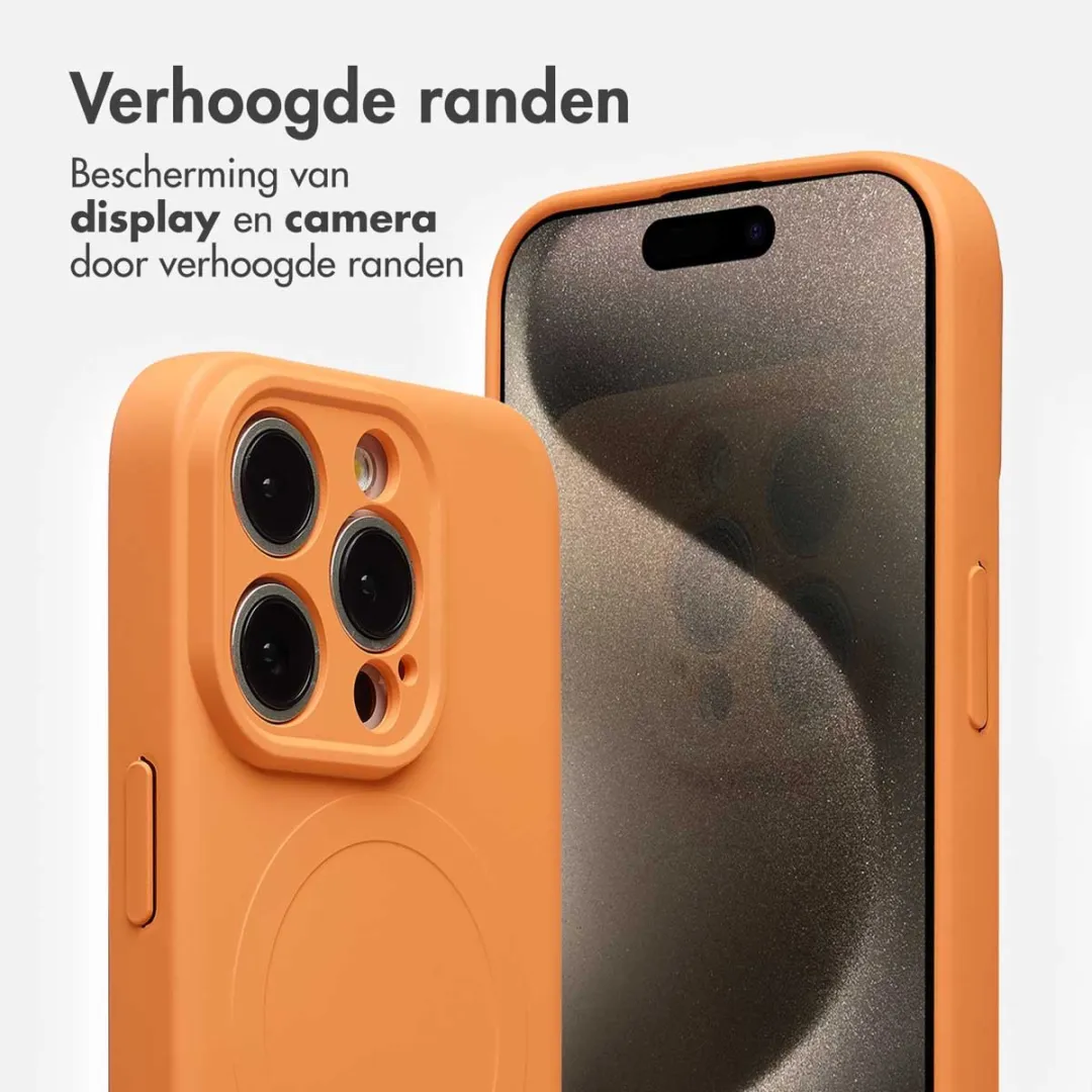 Imoshion Hoesje iPhone 15 Pro MagSafe - Oranje - afbeelding 3 van 6