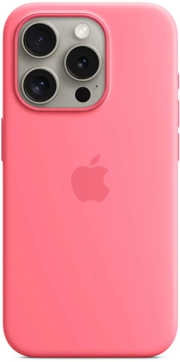 Apple Silicone Backcover MagSafe MWNJ3ZM/A - Roze