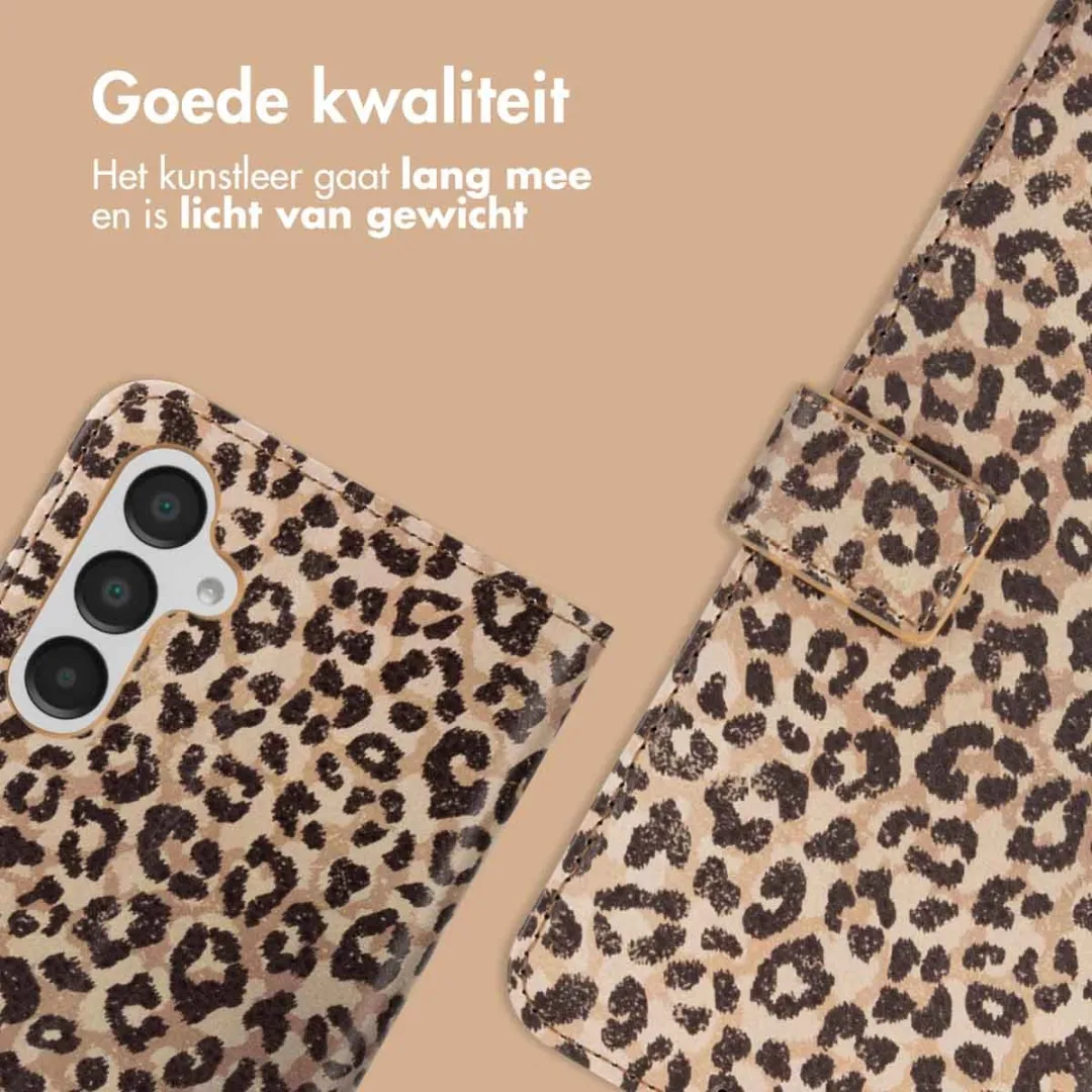 Imoshion Galaxy A16 Hoesje - Leopard Mood - 3 Pasjes