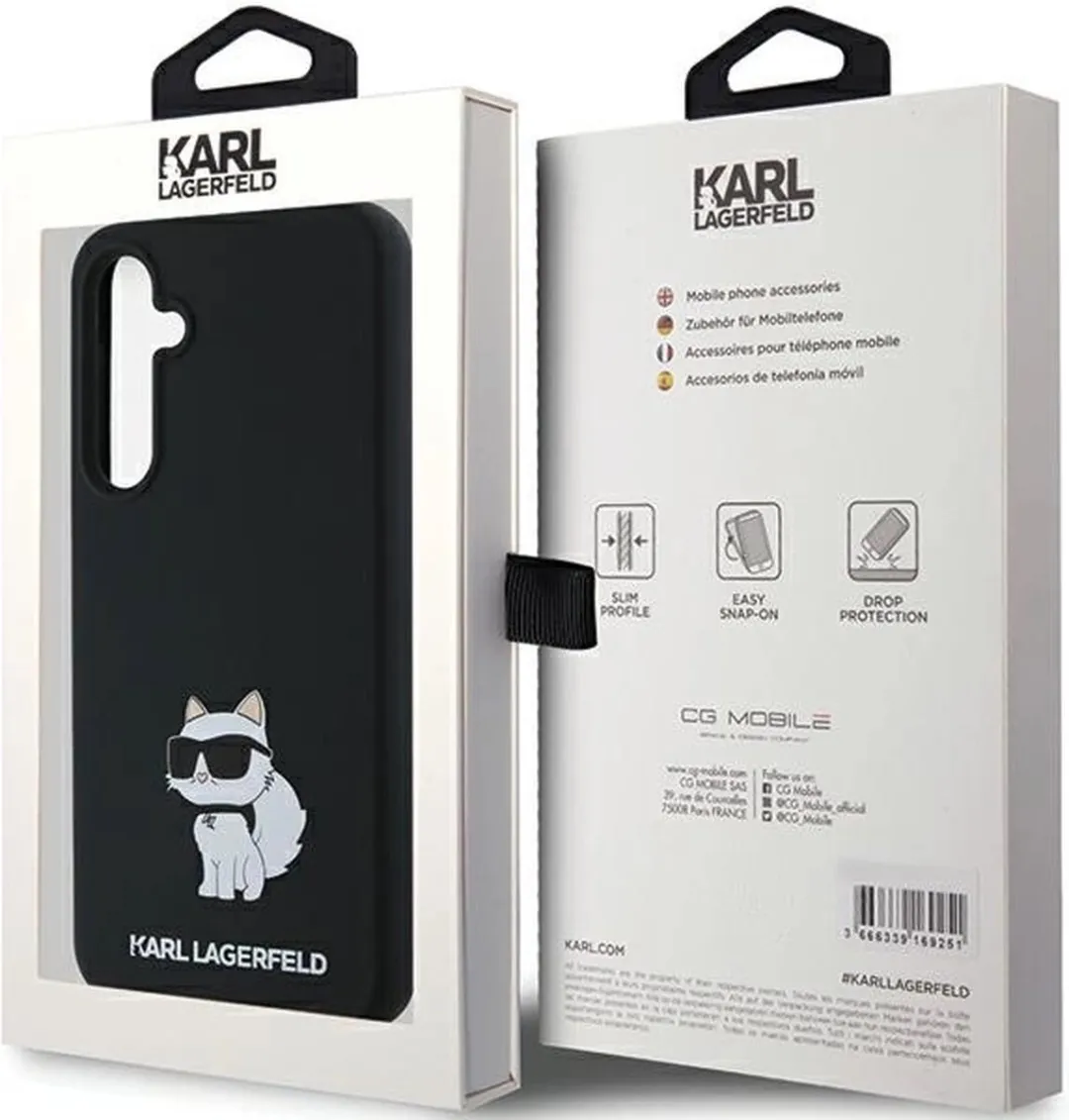 Karl Lagerfeld Siliconen Choupette Hoesje - Samsung Galaxy A35 - Paars
