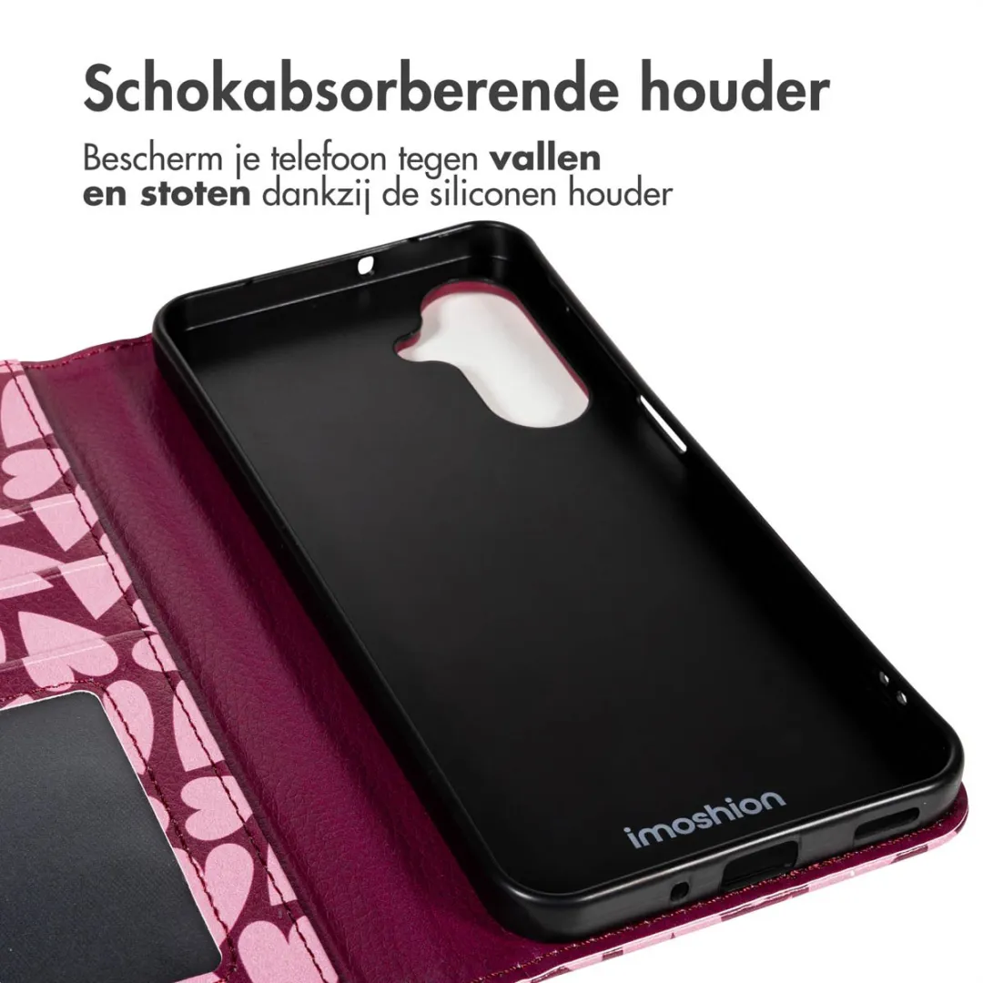 Imoshion Galaxy A56 Hoesje - 3 Pasjes - Hearty Blush