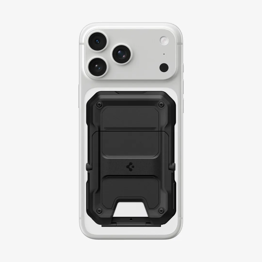 Spigen Tough Armor Pro MagSafe Portemonnee 5 Kaarten - Transparent