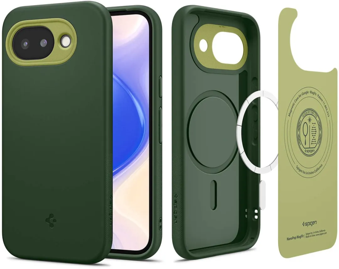 Spigen Nano Pop MagSafe Hoesje - Google Pixel 10A - Avocado Groen