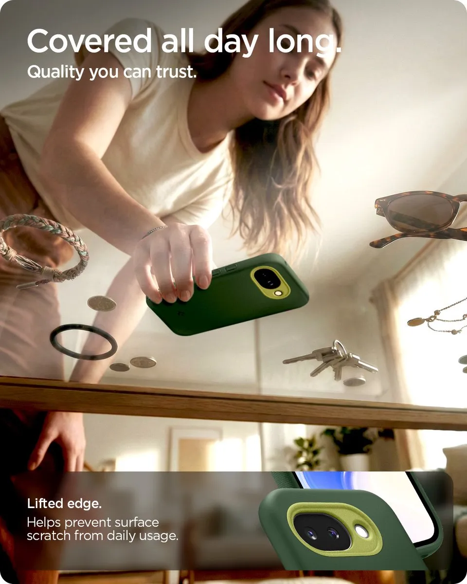 Spigen Nano Pop MagSafe Hoesje - Google Pixel 10A - Avocado Groen - afbeelding 6 van 6