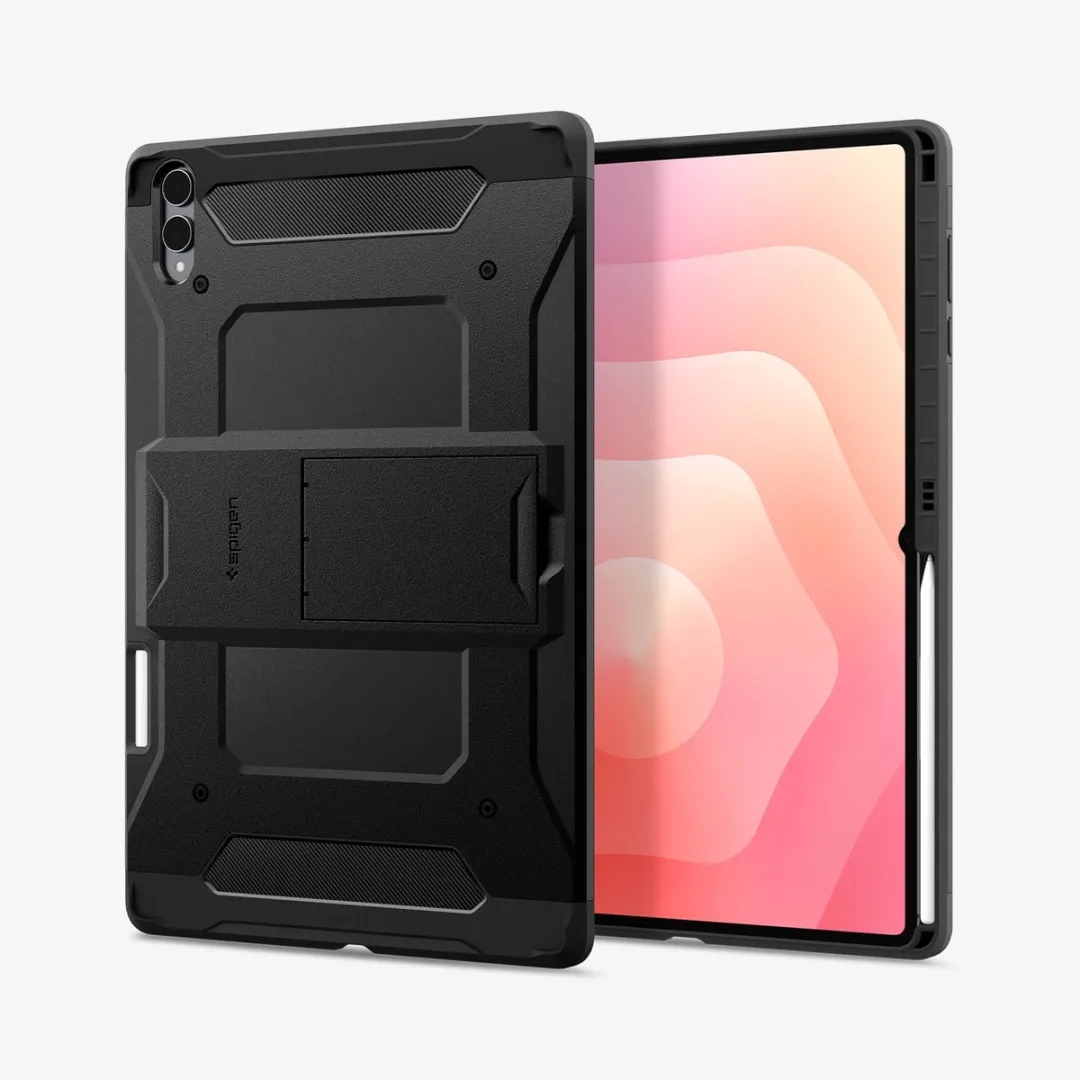 Spigen Tough Armor Pro Hoesje - Samsung Galaxy Tab S11 Ultra - Zwart