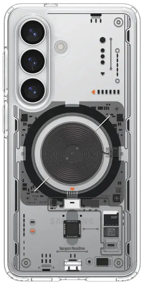 Spigen Neo One Magfit ACS11212 Hoes - Transparant - Samsung Galaxy S24