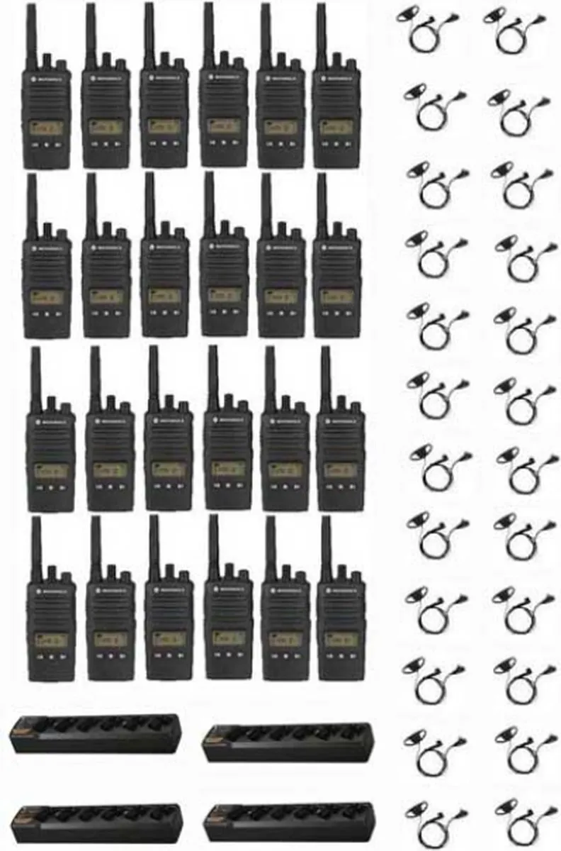 Motorola XT460 PMR446 Set 24 Stuks - 16 Kanalen - Zwart - afbeelding 6 van 6