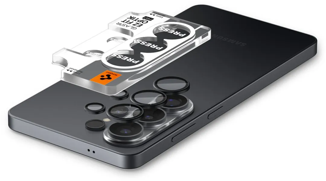 Spigen Glass tR EZ Fit Optik Pro HD 2-Pack - Zwart