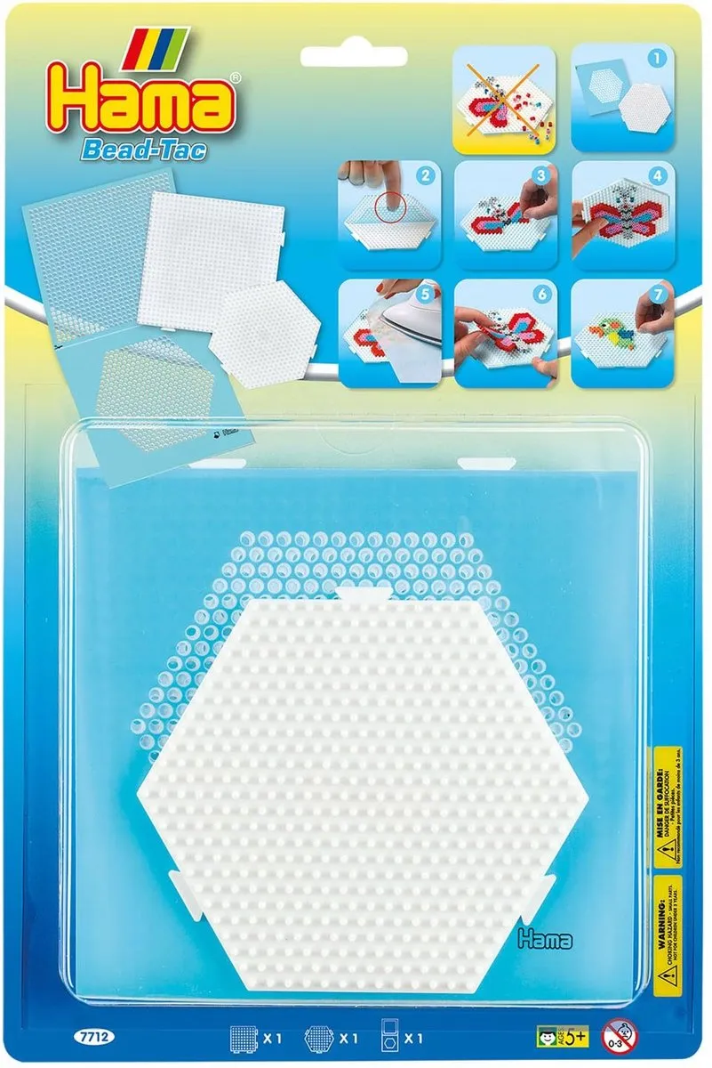 Hama Strijkkralenbordjes Bead-Tac Set 2 Stuks