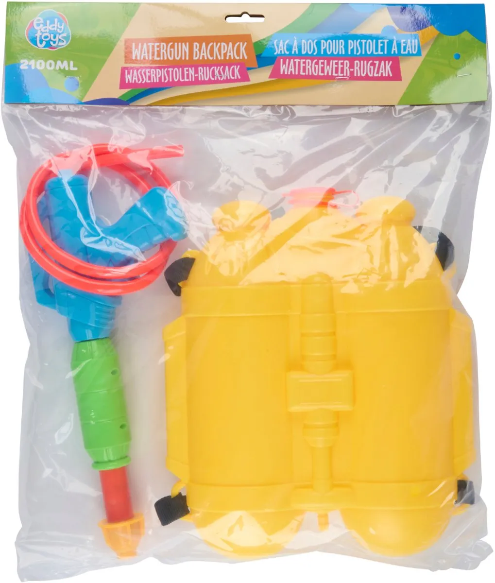 Eddy Toys Waterpistool Rugzak 2100ml - Oranje