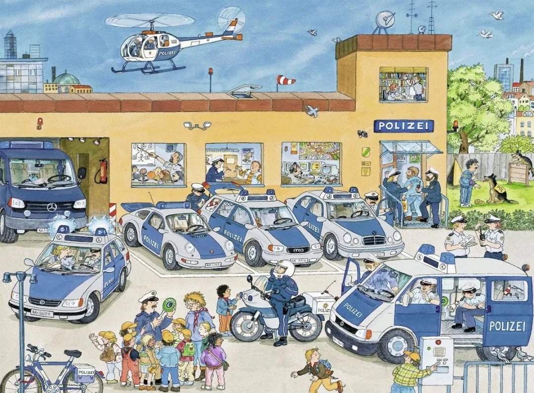 Ravensburger Politiebureau Puzzel 100XXL Stukjes - Multicolor - afbeelding 2 van 4