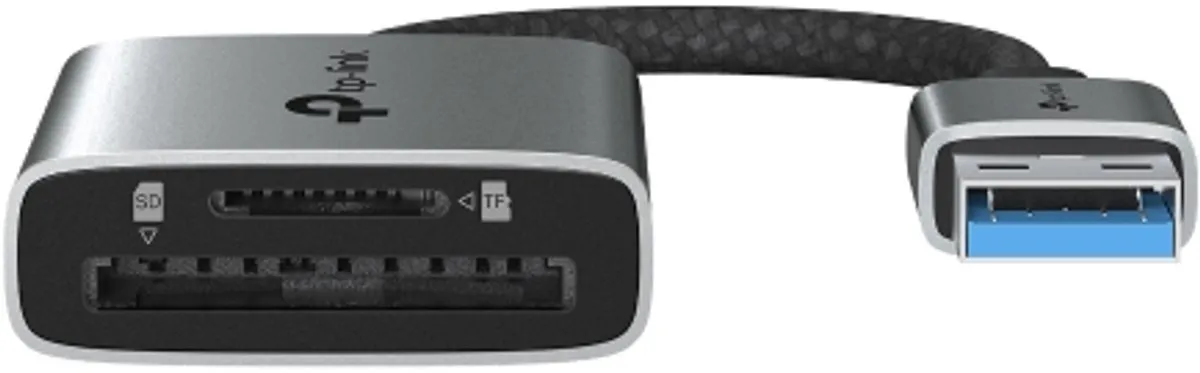 TP-Link UA430 USB 3.2 Geheugenkaartlezer - Type-C - Grijs