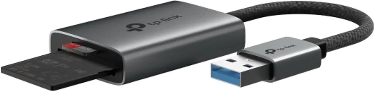 TP-Link UA430 USB 3.2 Geheugenkaartlezer - Type-C - Grijs