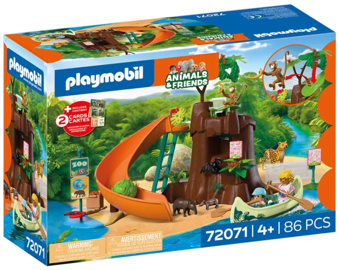 Playmobil Jungle Speelset 72071 - 86 Delen - Multikleuren