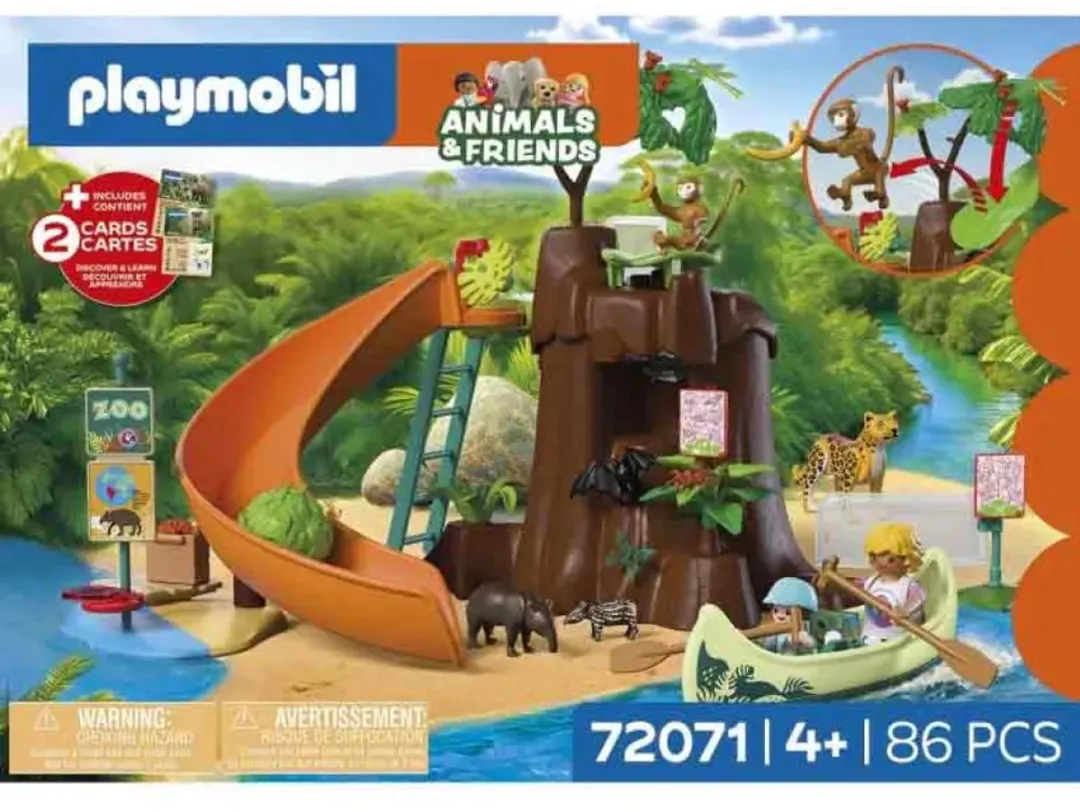 Playmobil Jungle Speelset 72071 - 86 Delen - Multikleuren