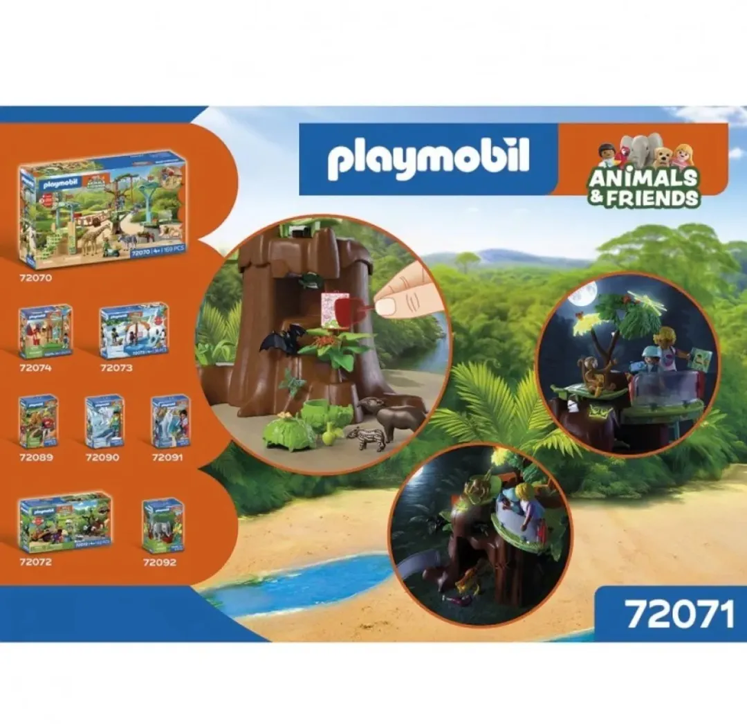 Playmobil Jungle Speelset 72071 - 86 Delen - Multikleuren