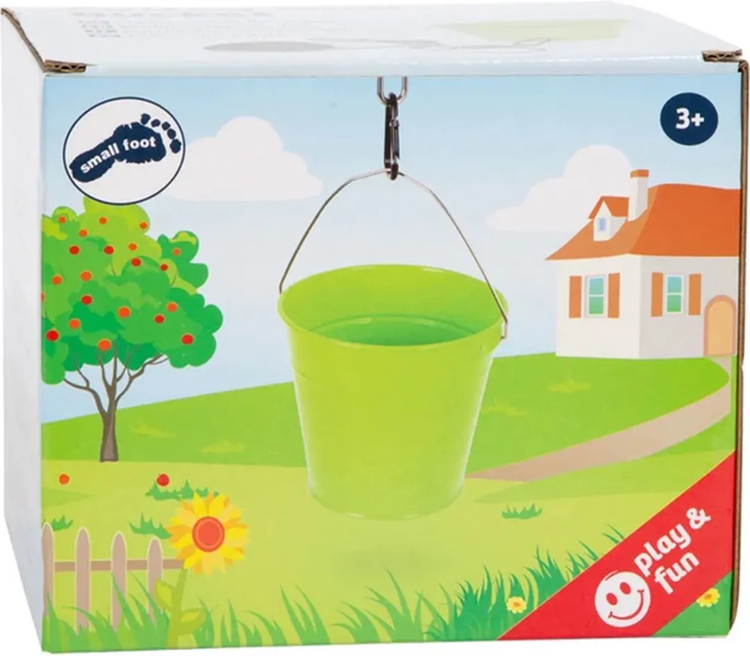 Small Foot Emmer met Katrol - Groen Print