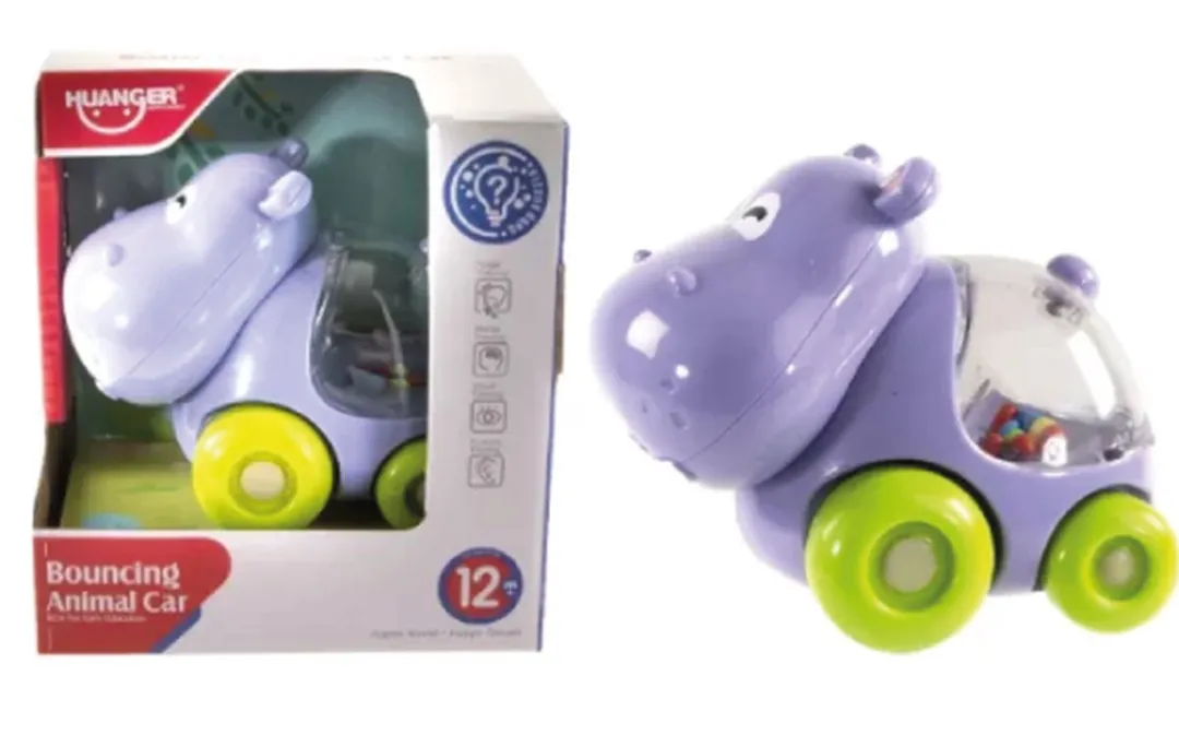 Jonotoys Kidsfun Baby Nijlpaard Auto 8720847743633