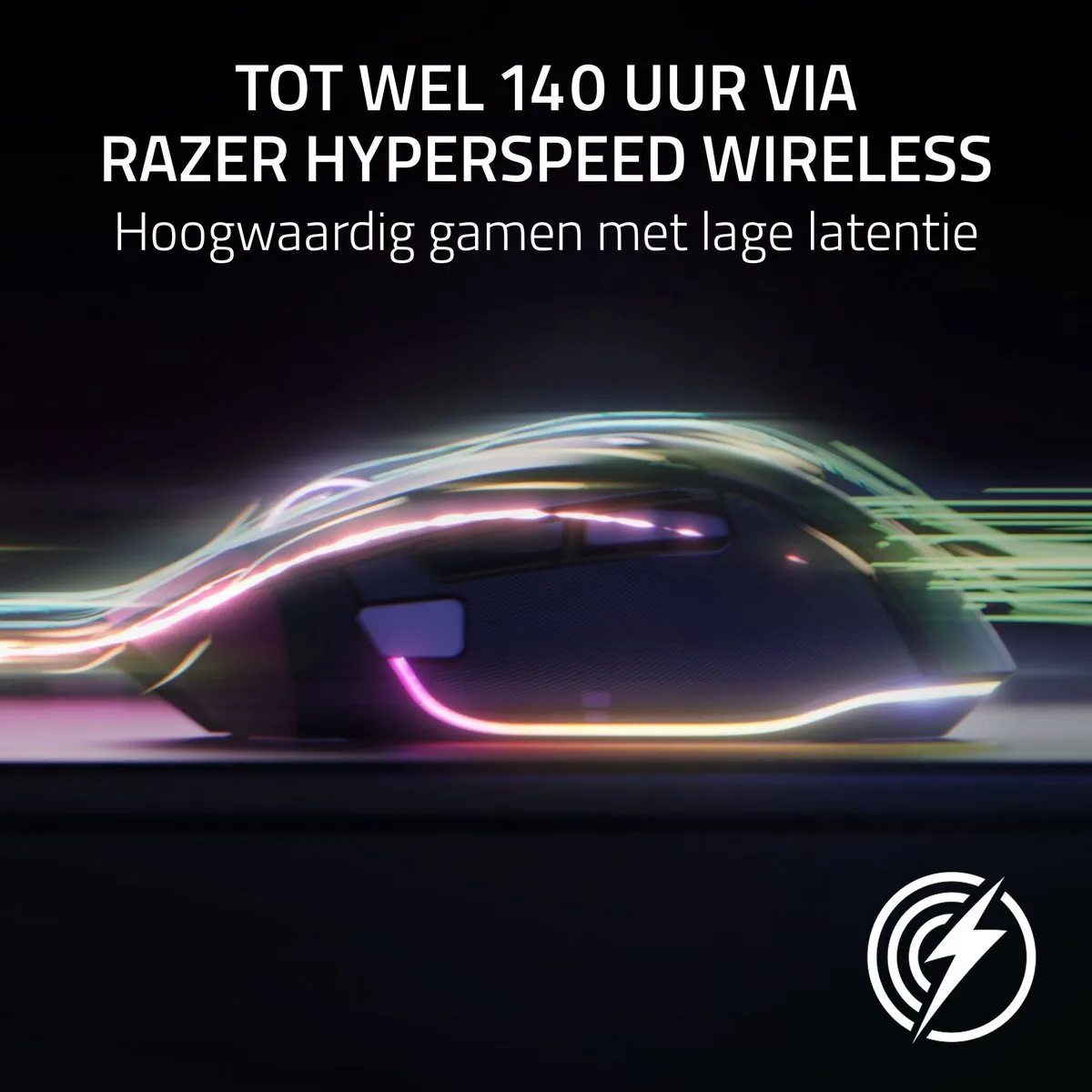 Razer Basilisk V3 Pro RZ01-05240300-R3G1 Gaming Muis - 35K DPI - Phantom Green