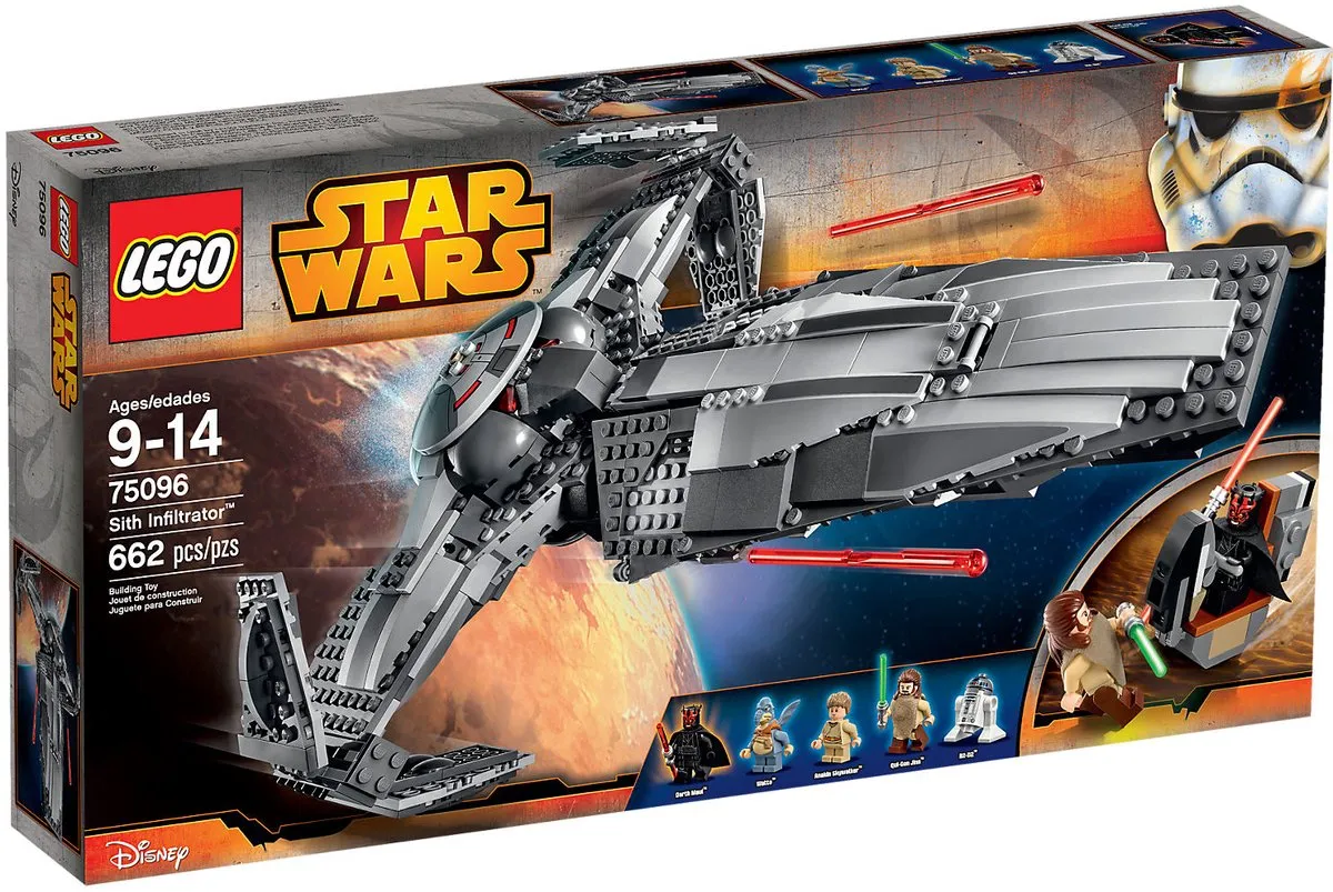 LEGO Star Wars Sith Infiltrator 75096 - 662 Stukken - afbeelding 2 van 3