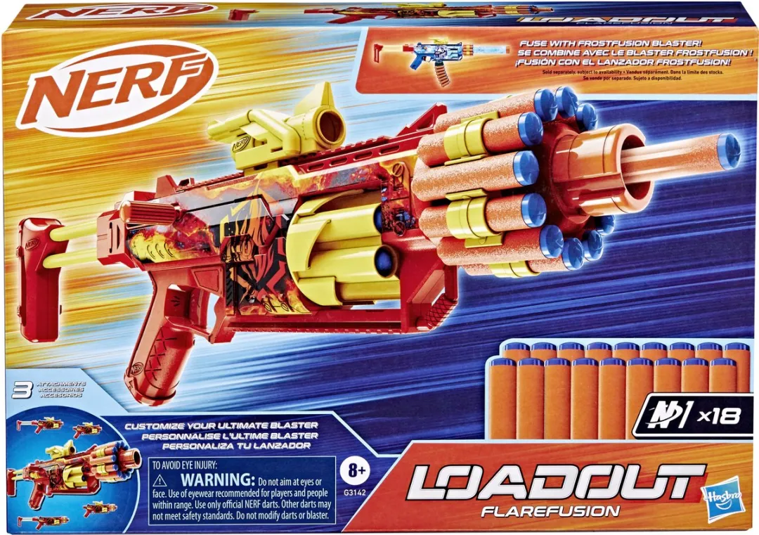 Nerf Loadout FlareFusion Blaster G3142