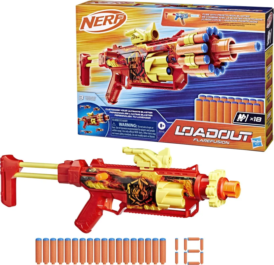 Nerf Loadout FlareFusion Blaster G3142 - 2x AA