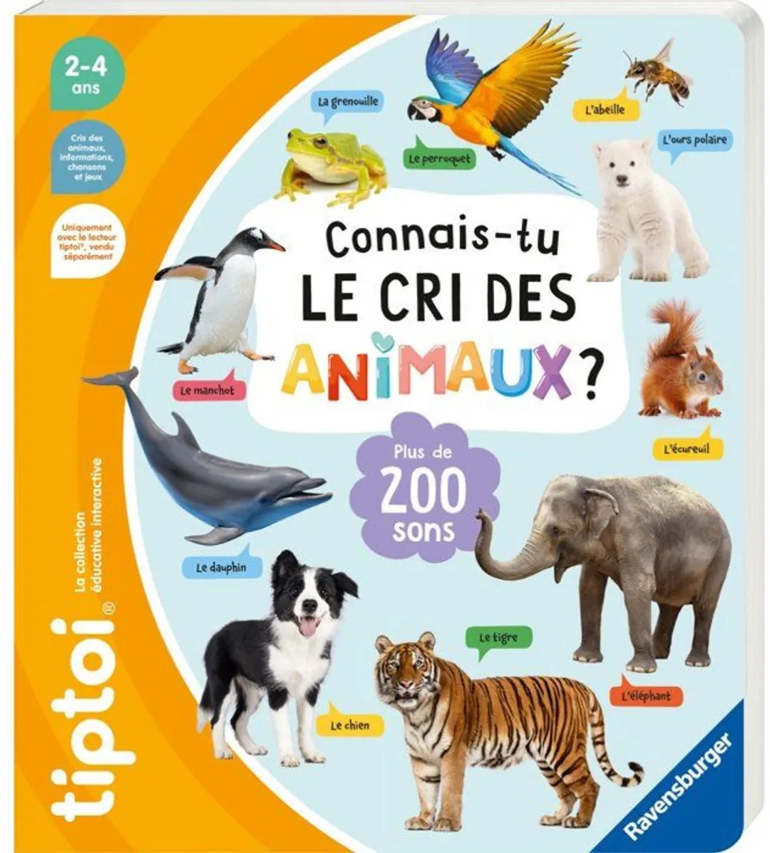 Ravensburger tiptoi Interactief Boek Geluiden van Dieren