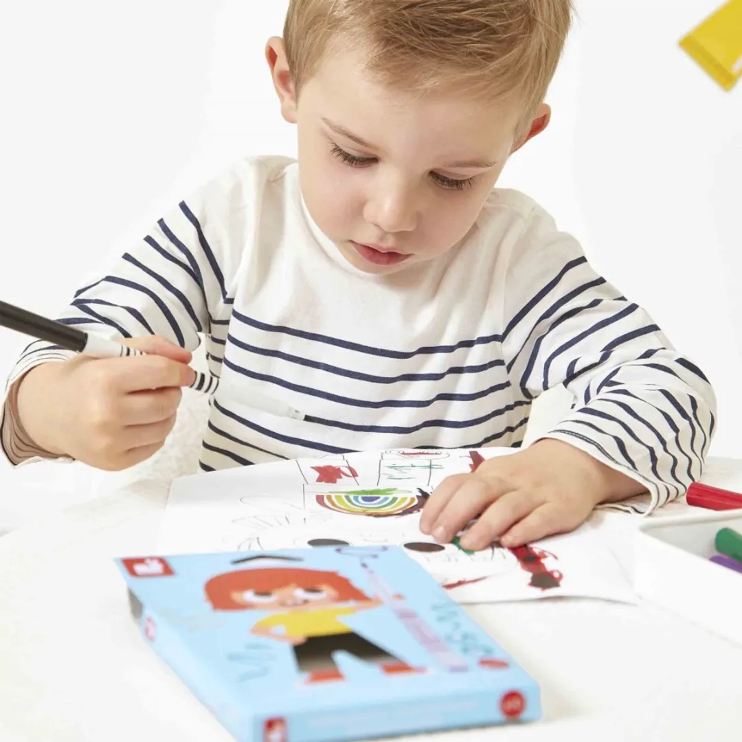 Janod Colo Penseelstiften 10-delig - Multikleur